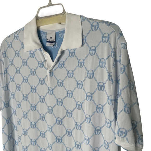 Rare HTF Sergio Tacchini Sweater Polo L - Picture 3 of 5